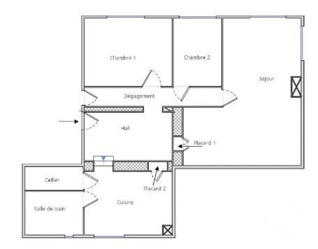 Appartement T3 à vendre - 4 pièces - 101.53 m2 - ROMANS SUR ISERE - 26 - RHONE-ALPES - Century 21 Orcalla Immobilier